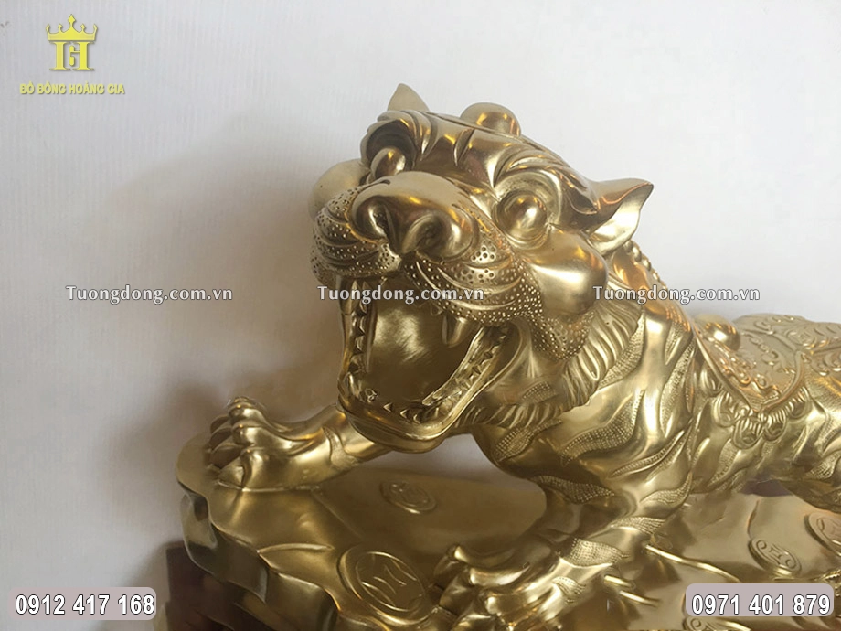 Miệng hổ há to đầy hung dữ